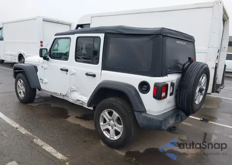 2021 Jeep Wrangler Unlimited Sport S 4X4 z USA, uszkodzony, nr VIN 1C4HJXDN0MW591867